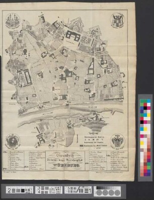 Grundriß der königl. bayer. Kreishauptstadt Würzburg