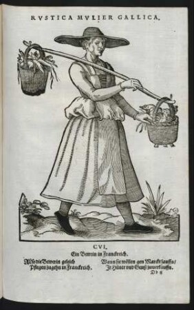 Rustica Mulier Gallica.
