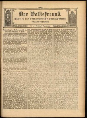 Ausgabe vom Sonntag, den 09. Januar 1910.