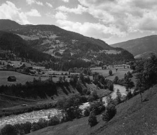 Steiermark. Landschaft mit Fluß