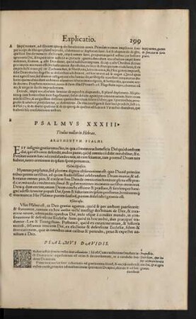 Psalmus XXXIII.