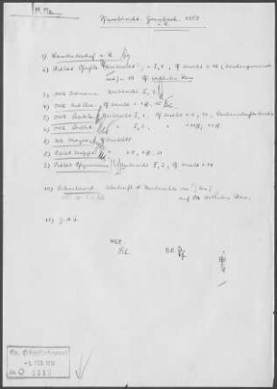 Grunbach: Visitationsbericht mit Pfarrbericht 1955