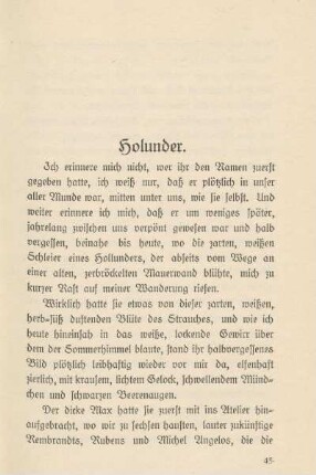 Holunder