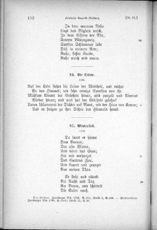 85. Winterlied.