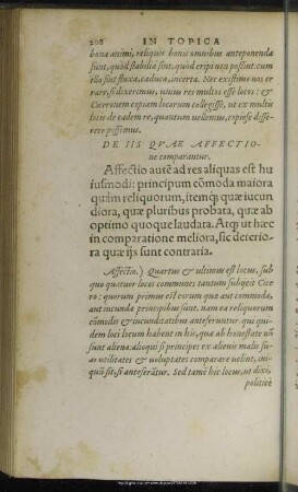 De Iis Quae Affectione comparantur