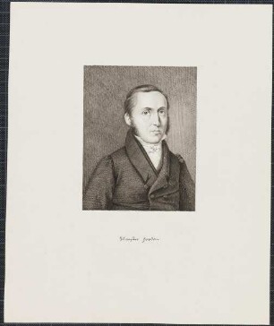 Icones Professorum Marpurgensium — Bildnis des Franz Sylvester Jordan (1792-1861)