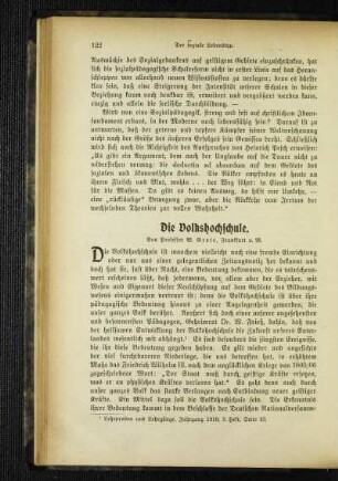 ¬Die¬ Volkshochschule