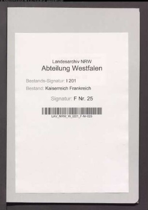 Armenattest für Ferdinand Humberg aus Klein-Reken.