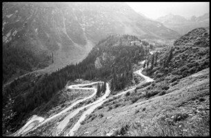 Silvretta: Hochalpenstraße, Serpentinen