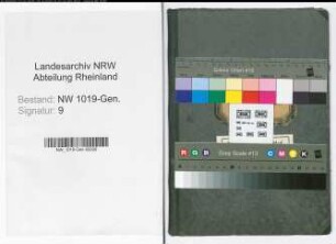 Quittungsbuch über ausgegebene Entlastungsscheine