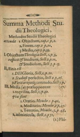 Summa Methodi Studii Theologici
