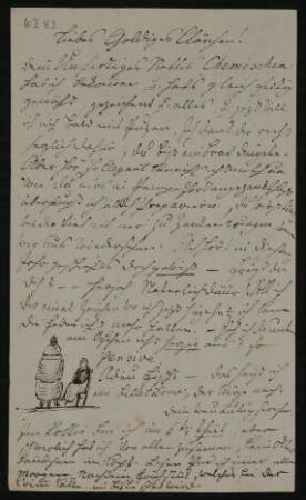 Undatierter Brief von Luise Marie Anna Nicolovius an Clara von Clermont