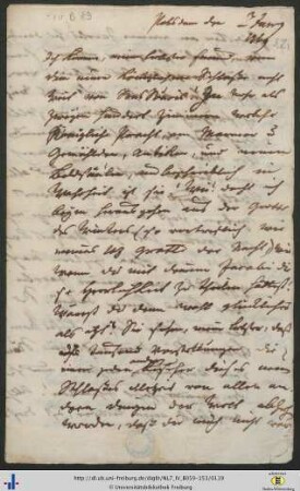Brief (NL 7/IV B 89).
