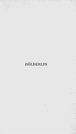 Hölderlin