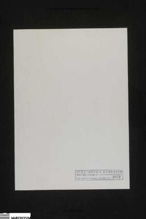 Vermögen des verstorbenen Ferdinand Joseph von Mayenberg