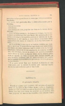Capítulo II. - El gobernador delegado.