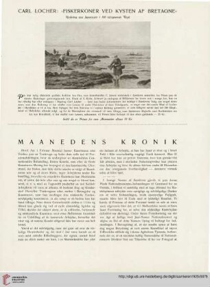 Carl Locher: "Fiskerkoner ved Kysten af Bretagne"