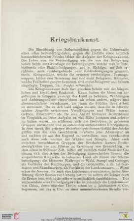 Kriegsbaukunst