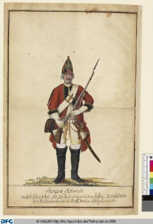 Porträt des Soldaten Jürgen Schmidt