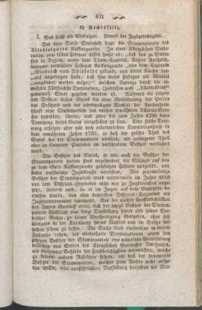 6) Rechtsfälle.