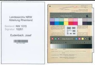 Entnazifizierung Josef Eudenbach , geb. 26.07.1914 (Bankangestellter)