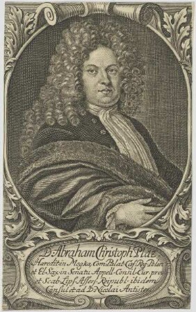 Bildnis des Abraham Christoph Plaz