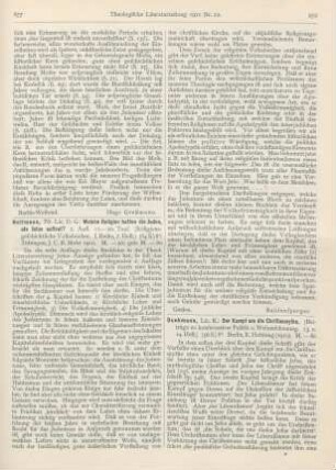 678-679 [Rezension] Dunkmann, Karl, Der Kampf um die Christusmythe