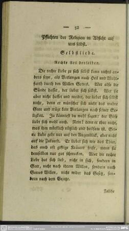 [Zweites Kapitel] Pflichten der Religion in Absicht auf uns selbst