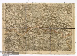 Topograph. Special - Karte von Mittel - Europa. 337. Leipzig.