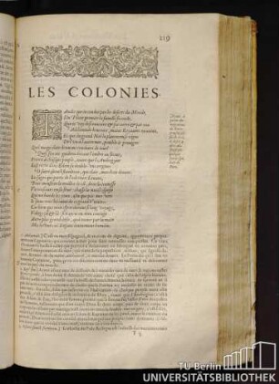 Les Colonies.