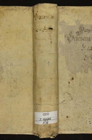 Pfundbuch über Besitzungen auf Hagsfelder Gemarkung