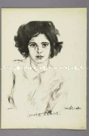 Bildnis der Schauspielerin Carola Neher