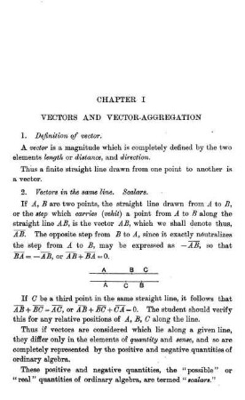 Chapter I - III. Vectors. Multiplication of Coplanar Vectors. Trigonomical Ratios.