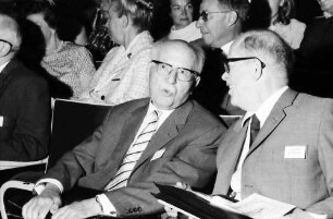 17. Tagung 1967 Chemiker; Eröffnungsfeier: Leopold Ruzicka, R. Mecke