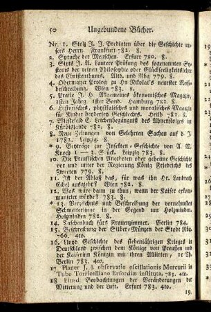 Ungebundene Bücher.