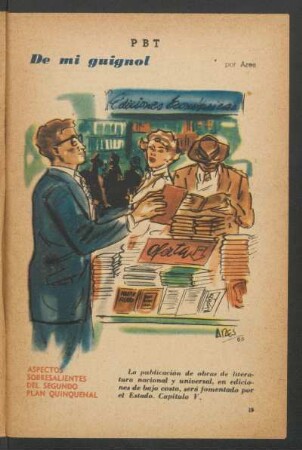 Aspectos sobresalientes del Segundo Plan Quinquenal - [Dibujo] : De mi guignol