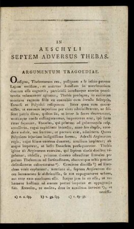 Argumentum Tragoediae