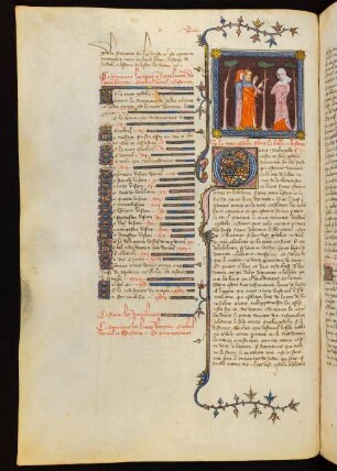 Titelminiatur: Susanna und die zwei Ältesten