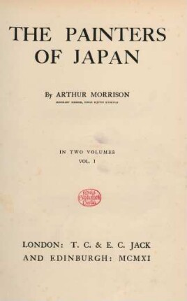 Vol. 1: The painters of Japan