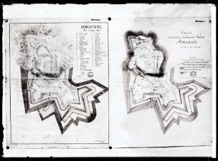 Pläne der Feste von 1796 und 1801