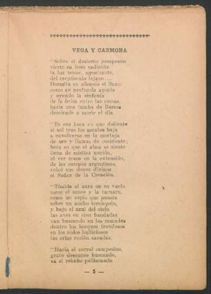 Vega y Carmona