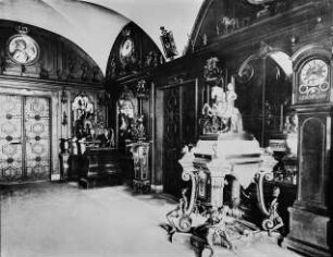 Bronzezimmer im Grünen Gewölbe : Dresden, Residenzschloss, Inneres, Grünes Gewölbe, Bronzezimmer, Südwestecke