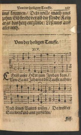 Von der heiligen Tauffe.