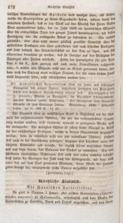 172-174 Kirchliche Statistik