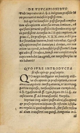Usucapionum et praescriptionum tempora