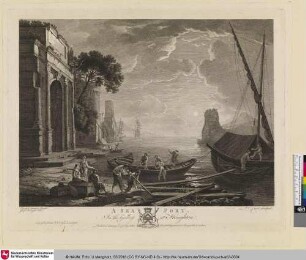 A sea port [Ein Hafen]