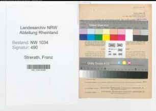 Entnazifizierung Franz Strerath , geb. 23.02.1873 (Arzt)