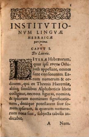 Institutiones linguae hebraicae