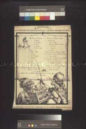 Karikatur auf die Revolution 1848