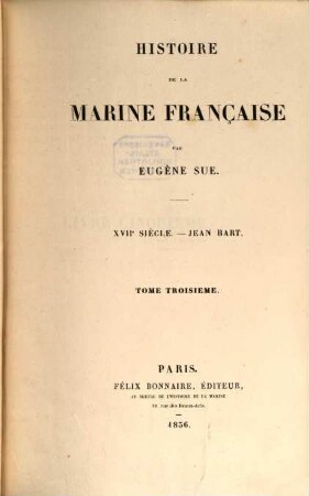 Histoire de la marine française, 3